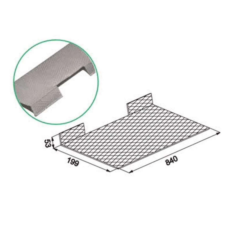 Filtro metallico faber 112.0157.249 per cappa 90 cm